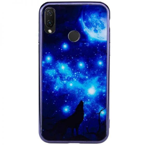 Чохол TPU+Glass Fantasy для Xiaomi Redmi Note 7 Moon night