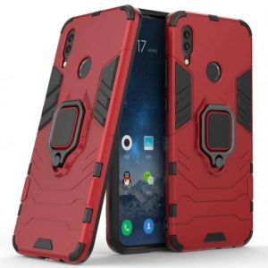 Ударопрочный чехол Transformer Ring под магнитный держатель для Xiaomi Redmi Note 7 (Red)