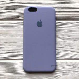 Оригинальный чехол Silicone Case с микрофиброй для Iphone 6 / 6s №39 (Lilac)