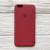 Оригинальный чехол Silicone Case с микрофиброй для Iphone 6 Plus / 6s Plus №24 (Rouge)