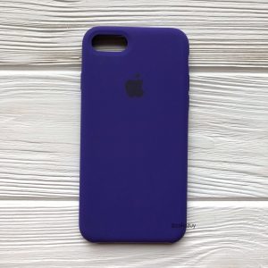 Оригинальный чехол Silicone Case с микрофиброй для Iphone 7 / 8 / SE (2020) №2 (Ultra Violet)