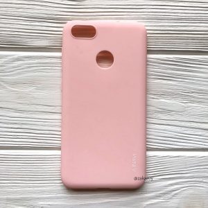 Матовый силиконовый TPU чехол для Huawei Nova Lite 2017 (Светло-розовый)