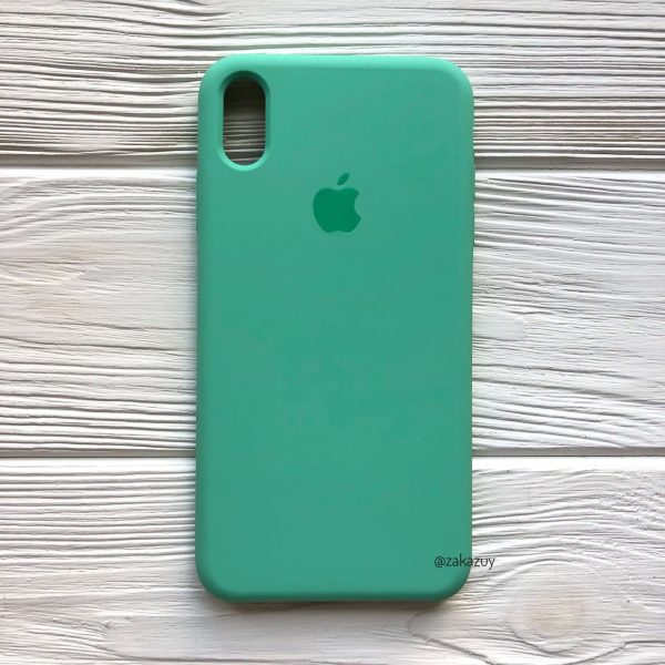 Чохол Silicone Case для Iphone XS Max New Mint