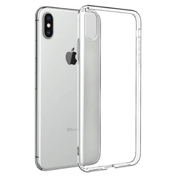 Прозрачный силиконовый (TPU) чехол (накладка) для Iphone XS Max (Сlear)