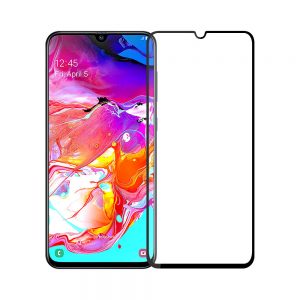 Защитное стекло 3D (5D) Full Glue Armor Glass на весь экран для Samsung Galaxy A70 2019 (A705) – Black