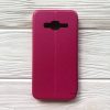 Кожаный чехол-книжка 360 с визитницей для Samsung J310 Galaxy J3 2016 (Розовый) 20532