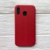 Кожаный чехол-книжка 360 с визитницей для Samsung A205 / A305 Galaxy A20 / A30 2019 (Красный) 20457