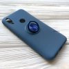 Cиликоновый чехол Summer ColorRing c креплением под магнитный держатель для Xiaomi Redmi Note 7 / 7 Pro (Синий) 20812