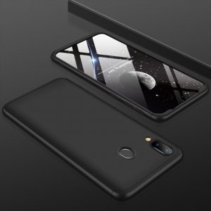 Матовый пластиковый чехол GKK 360 градусов для Samsung A205 / A305 Galaxy A20 / A30 2019 (Black)