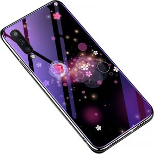 TPU+Glass чехол Fantasy с глянцевыми торцами для Samsung Galaxy A50 2019 (A505) / A30s 2019 (A307) (Bubbles and flowers)