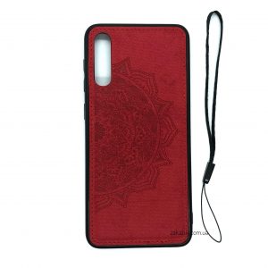 TPU+Textile чехол Mandala с 3D тиснением для Samsung Galaxy A70 2019 (A705) – Красный