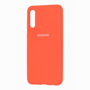 Оригинальный чехол Silicone Cover 360 с микрофиброй для Samsung Galaxy A50 2019 (A505) / A30s 2019 (A307) (Orange)