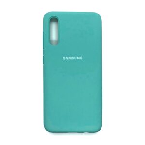 Оригинальный чехол Silicone Cover 360 с микрофиброй для Samsung Galaxy A50 2019 (A505) /  A30s 2019 (A307) (Ice Blue)