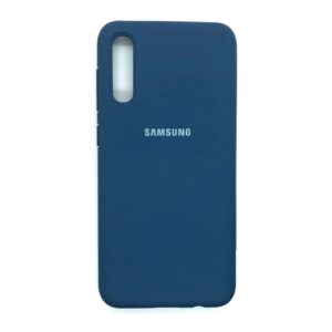 Оригинальный чехол Silicone Cover 360 с микрофиброй для Samsung Galaxy A50 2019 (A505) / A30s 2019 (A307) – Синий / Cobalt