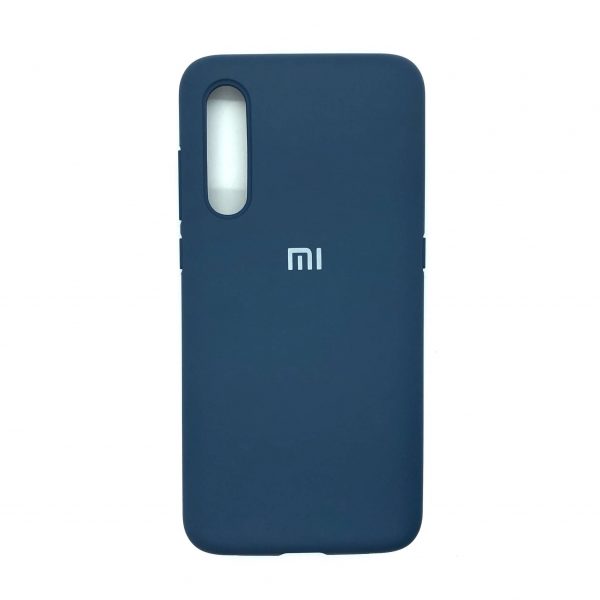 Оригинальный чехол Silicone Cover 360 с микрофиброй для Xiaomi Mi 9 SE (Синий)