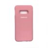 Оригинальный чехол Silicone Cover 360 с микрофиброй для Samsung G970 Galaxy S10e (Light pink)