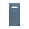 Оригинальный чехол Silicone Cover 360 с микрофиброй для Samsung G975 Galaxy S10 Plus (Lavender Grey)