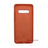 Оригинальный чехол Silicone Cover 360 с микрофиброй для Samsung G975 Galaxy S10 Plus (Orange) 22139