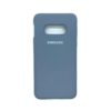 Оригинальный чехол Silicone Cover 360 с микрофиброй для Samsung G970 Galaxy S10e (Lavender Grey)