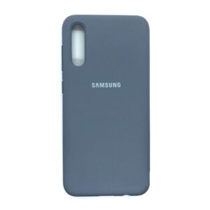 Оригинальный чехол Silicone Cover 360 с микрофиброй для Samsung  Galaxy A50 2019 (A505) / A30s 2019 (A307) (Lavender Gray)