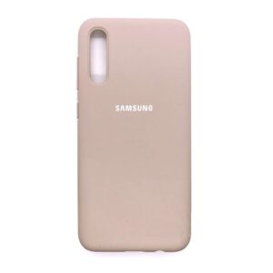 Оригинальный чехол Silicone Cover 360 с микрофиброй для Samsung Galaxy A50 2019 (A505) / A30s 2019 (A307) (Pink Sand)