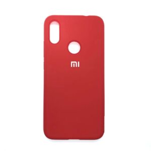 Оригинальный чехол Silicone Cover 360 с микрофиброй для Xiaomi Redmi 7 (Красный)