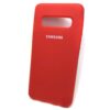 Оригинальный чехол Silicone Cover 360 с микрофиброй для Samsung G973 Galaxy S10 (Red)