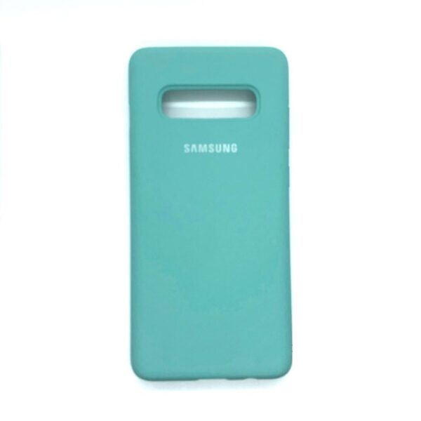 Оригинальный чехол Silicone Cover 360 с микрофиброй для Samsung G970 Galaxy S10e (Light Blue)