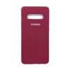 Оригинальный чехол Silicone Cover 360 с микрофиброй для Samsung G975 Galaxy S10 Plus (Hot Pink)