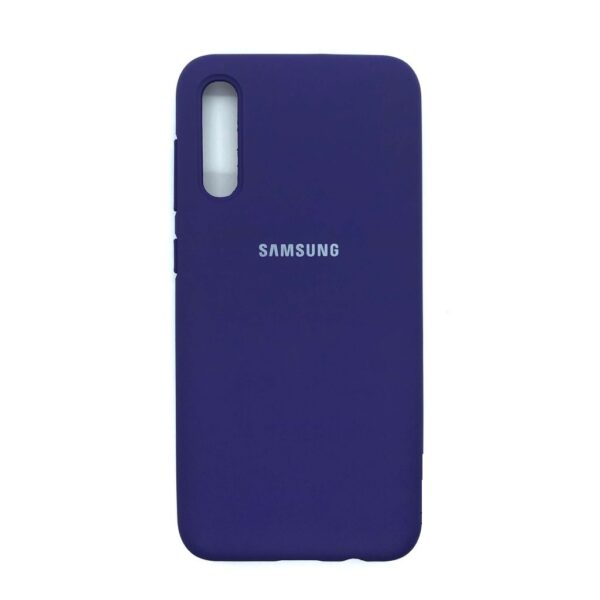 Оригинальный чехол Silicone Cover 360 с микрофиброй для Samsung Galaxy A50 2019 (A505) / A30s 2019 (A307) (Purple)