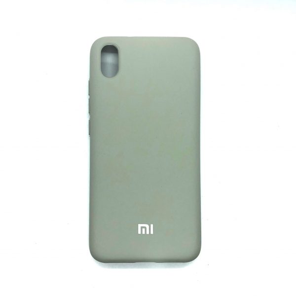 Оригинальный чехол Silicone Cover 360 с микрофиброй для Xiaomi Redmi 7A (Серый)