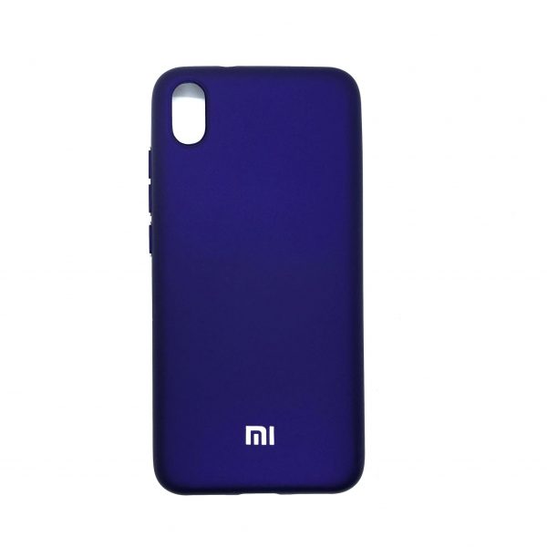 Оригинальный чехол Silicone Cover 360 с микрофиброй для Xiaomi Redmi 7A (Фиолетовый)