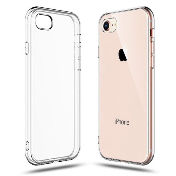Прозрачный силиконовый TPU чехол для Iphone 7 / 8 / SE (2020)