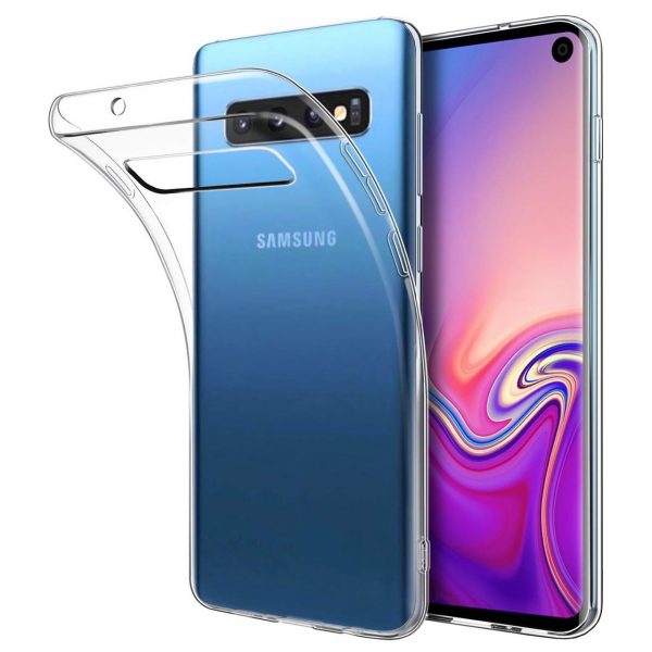 Прозрачный силиконовый TPU чехол для Samsung S10