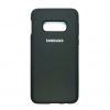 Оригинальный чехол Silicone Cover 360 с микрофиброй для Samsung S10e (G970) (Dark Olive)