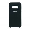 Оригинальный чехол Silicone Case с микрофиброй для Samsung Galaxy S10e (G970) (Черный)