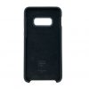 Оригинальный чехол Silicone Case с микрофиброй для Samsung Galaxy S10e (G970) (Черный) 24545