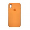 Оригинальный чехол Silicone Case с микрофиброй для Iphone XR №51 (Carrot)