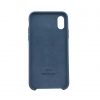 Оригинальный чехол Silicone Case с микрофиброй для Iphone X / XS №45 (Lavender Grey) 25465