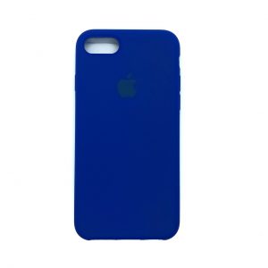 Оригинальный чехол Silicone Case с микрофиброй для Iphone 7 / 8 / SE (2020) №44 (Ultra Blue)