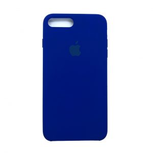 Оригинальный чехол Silicone Case с микрофиброй для Iphone 7 Plus / 8 Plus №44 (Ultra Blue)