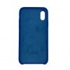 Оригинальный чехол Silicone Case с микрофиброй для Iphone XR №44 (Ultra Blue) 25462