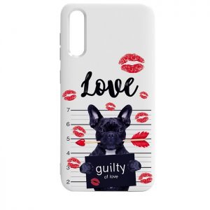 Силиконовый TPU чехол TOTO Pure Print Case с рисунком для Samsung Galaxy A50 2019 (A505) / A30s 2019 (A307) (Dog Kiss White)