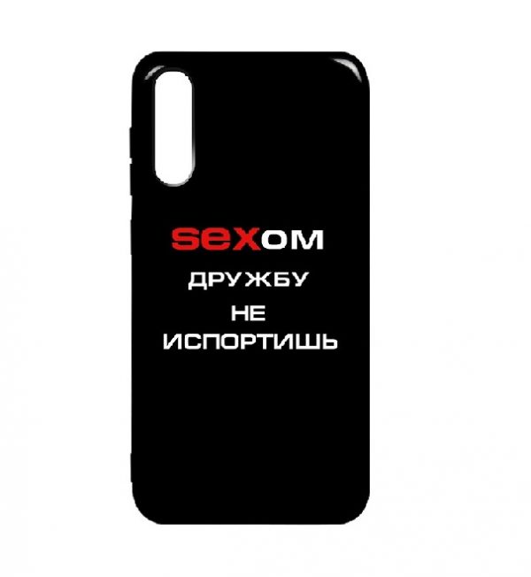 Силиконовый TPU чехол TOTO Pure Print Case с рисунком для Samsung Galaxy A50 2019 (A505) / A30s 2019 (A307) (Sex Black)