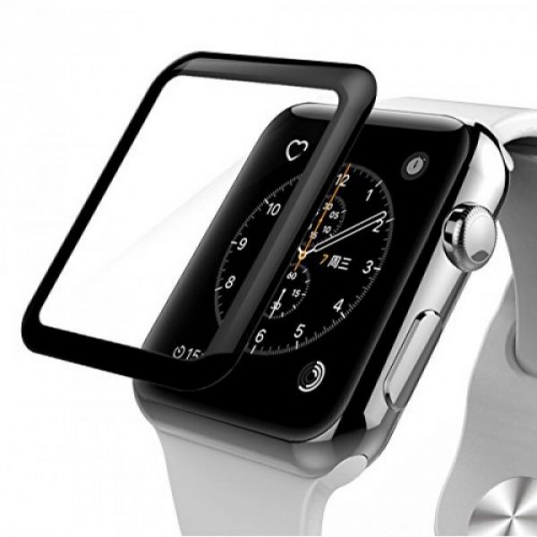 Защитное стекло 3D Full Cover для Apple Watch 42mm (Black)