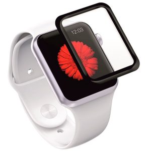 Защитное стекло 3D / 5D Full Glue для Apple Watch 42mm (Black)