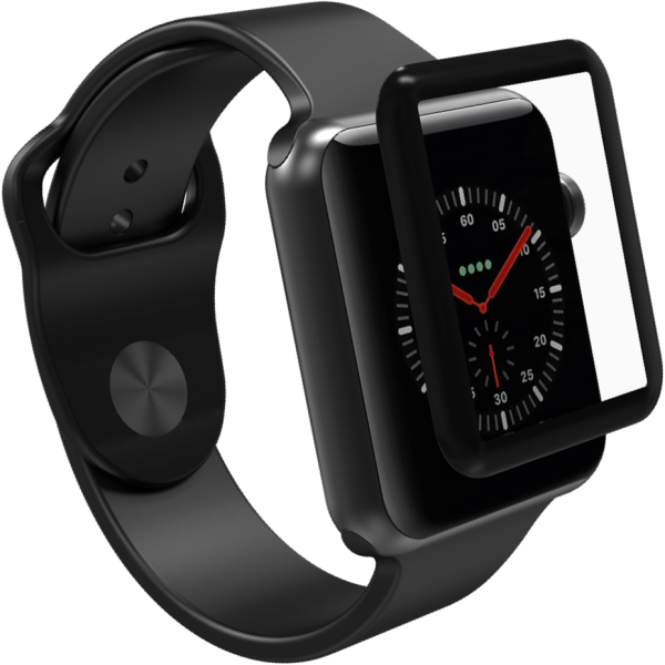 Захисне скло Full для Apple Watch 44 mm / SE 44 mm Black