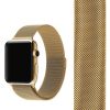 Ремешек Миланская петля Milanese Loop для Apple Watch 42 mm / 44 mm / 45 mm / 49 mm № 5 (Золотой)