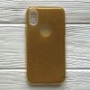 Чохол з блискітками Shine для Iphone XS Max Золотий