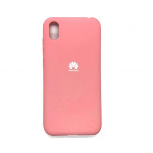 Оригинальный чехол Silicone Cover 360 с микрофиброй для Huawei Y5 2019 / Honor 8s (Розовый)
